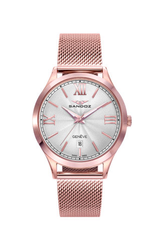 Reloj Sandoz Elle 81366-03 Rosé Milanesa - Imagen 1