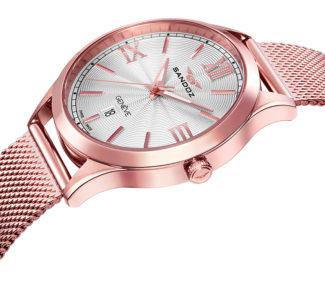 Reloj Sandoz Elle 81366-03 Rosé Milanesa - Imagen 2