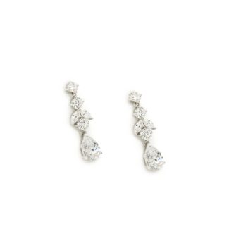 Pendientes Line Argent Largo Circonitas 17092-A - Imagen 1