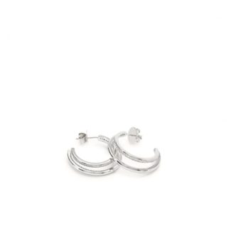 Pendientes Line Argent Aro Circonitas 18006-A