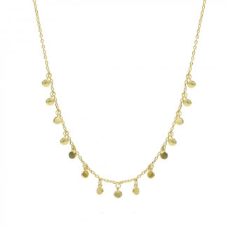 Gargantilla Line Argent Dorada Circulos 18099-G-C