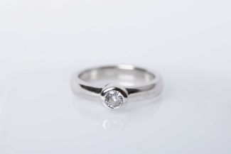 Sortija Altair Plata Chatón 4mm A103/4