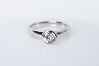 Sortija Altair Plata Chatón 6mm A103/6