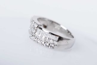 Sortija Altair Plata Circonitas Baguette A104