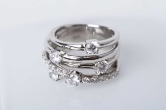 Sortija Altair Plata Ancha Circonitas A105