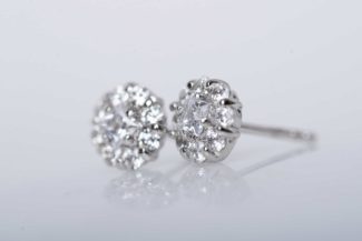 Pendientes Altair Plata Roseta Circonitas P203