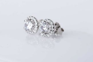 Pendientes Altair Plata Roseta Circonitas P204