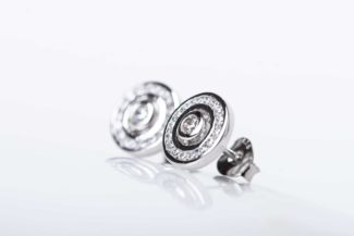 Pendientes Altair Plata Plano Circonitas P205 - Imagen 1