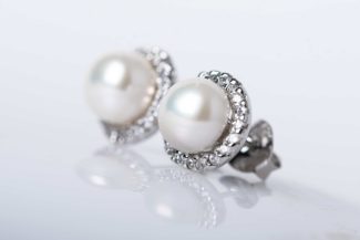 Pendientes Altair Plata Perla P208