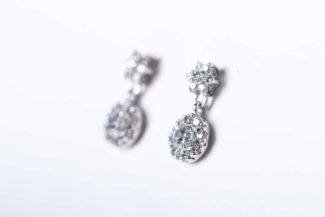 Pendientes Altair Plata Largo Roseta P210