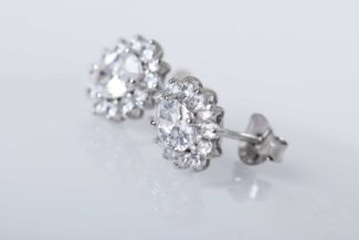 Pendientes Altair Plata Roseta Circonitas P218