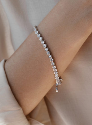 Pulsera Line Argent Riviere Circonitas 10099-P - Imagen 2