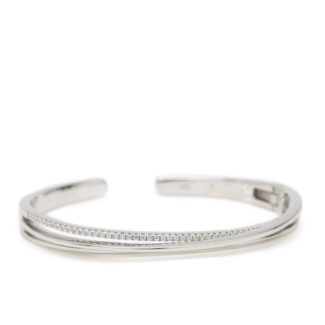 Pulsera Line Argent Brazalete Rígido Cruzado 16765-E