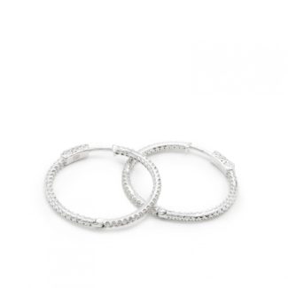 Pendientes Line Argent Aro Circonitas 17763-A