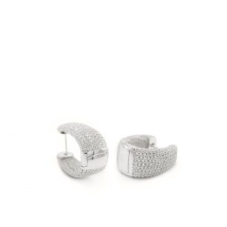 Pendientes Line Argent Aro Circonitas 17450-A