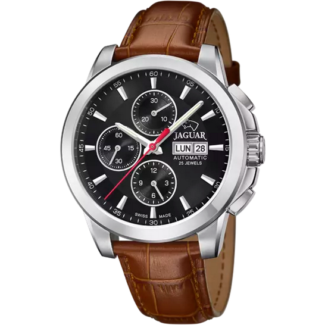 Reloj Jaguar Automatico Crono J975/4 Piel