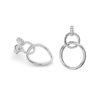 Pendientes Line Argent Doble Aro 18528-A