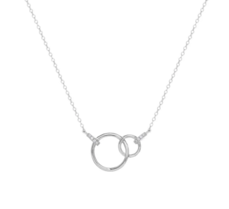 Colgante Line Argent Doble Aro 18528-PE - Imagen 1