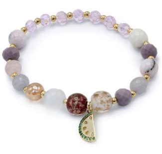 Pulsera Line Argent Cuarzo Rosa 19088-P - Imagen 1