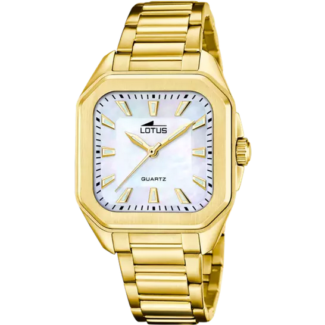 Reloj Lotus Square Mujer 18970/2 Dorado