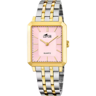 Reloj Lotus Square Mujer 18981/2 Bicolor