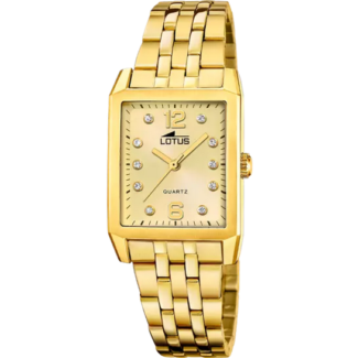 Reloj Lotus Square Mujer 18986/2 Dorado - Imagen 1
