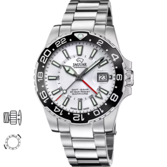 Reloj Jaguar Ceramic GMT Hombre J1011/1 Swiss Made