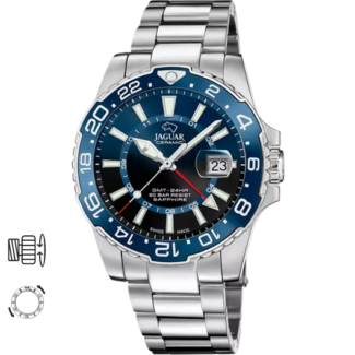 Reloj Jaguar Ceramic GMT Hombre J1011/2 Swiss Made
