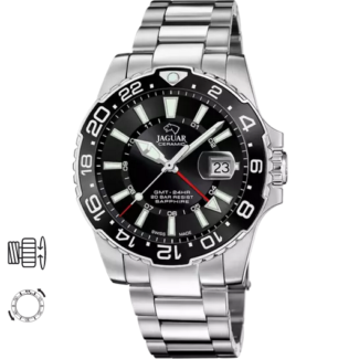 Reloj Jaguar Ceramic GMT Hombre J1011/6 Swiss Made